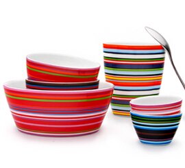 Origo striped tableware